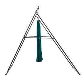 VEVOR Yoga Stand Frame, Max 440.9 lbs Load Swing Stand, Triangular Structure Pull Up Stands, Aerial Silk Stands with EVA Foam & 6.6-yard Yoga Ham