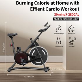 Sleek And Versatile Exercise Bike (Option: Black)