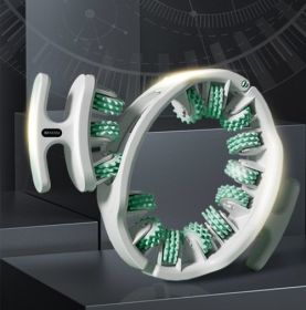 Multifunctional Detachable Fitness Shaping Beauty Ring Leg Massage Machine (Option: Green)